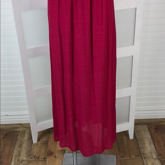 Junior’s Maxi Dress in Berry - Picture 3 of 8